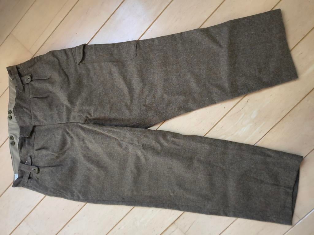 Engelse WOII Battle Dress Broek - Grote Maat, Ophalen of Verzenden, Engeland, Kleding of Schoenen