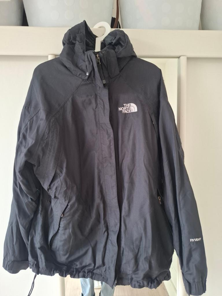 The North Face Hyvent Damesjas XL - Waterdicht & Ademend, Zwart, Ophalen of Verzenden, The North Face, Gedragen