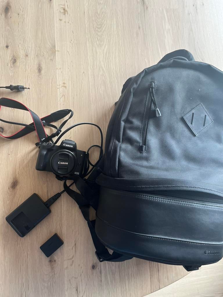 Canon EOS M50 + rugzak en toebehoren, Ophalen, Zo goed als nieuw, Overige typen