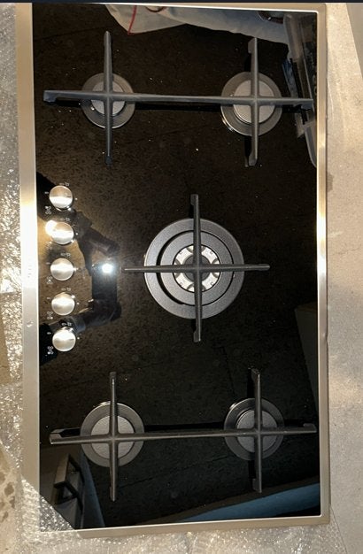 Ongebruikte AEG 5-pits gaskookplaat 90 cm, Ophalen, Minder dan 85 cm, 60 cm of meer, Nieuw