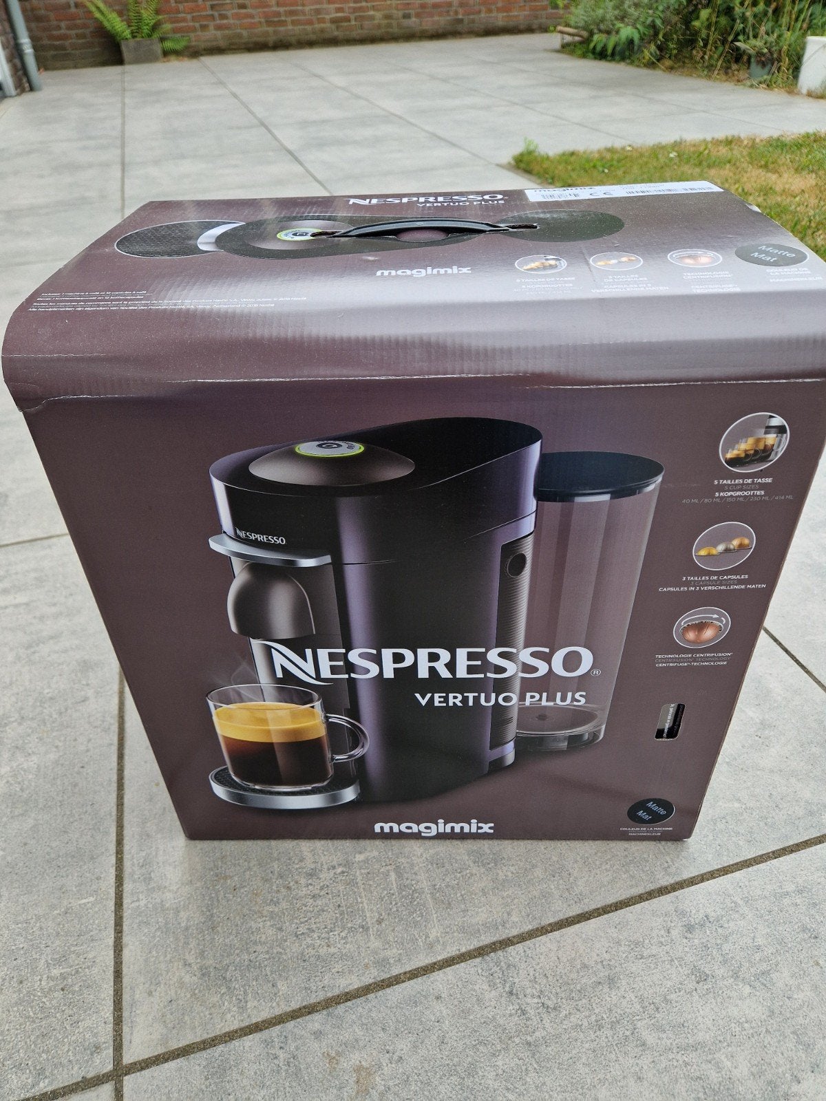 Nespresso veruo plus, Witgoed en Apparatuur, Ophalen, Nieuw, Espresso apparaat, Koffiepads en cups