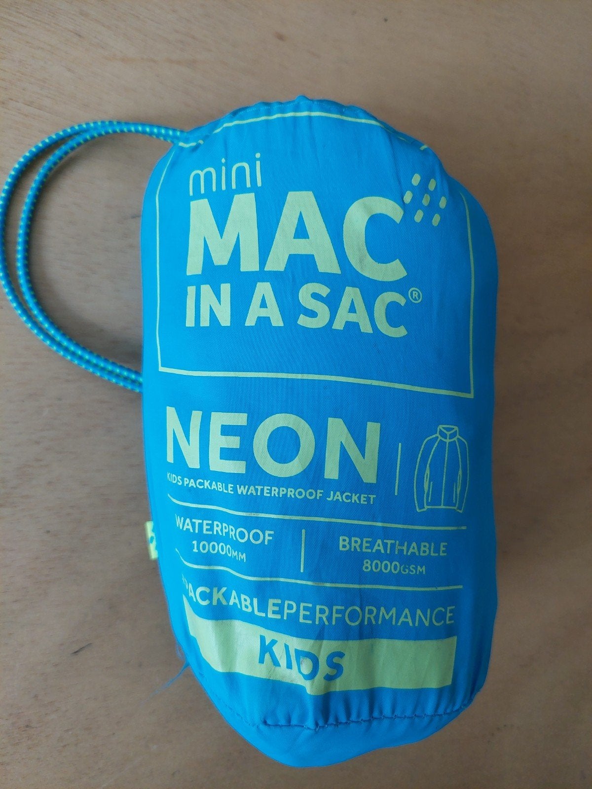 Regenjas Mac in a sac maat 146 - 158, Caravans en Kamperen, Ophalen of Verzenden, Gebruikt, Regenjas, Kinderen