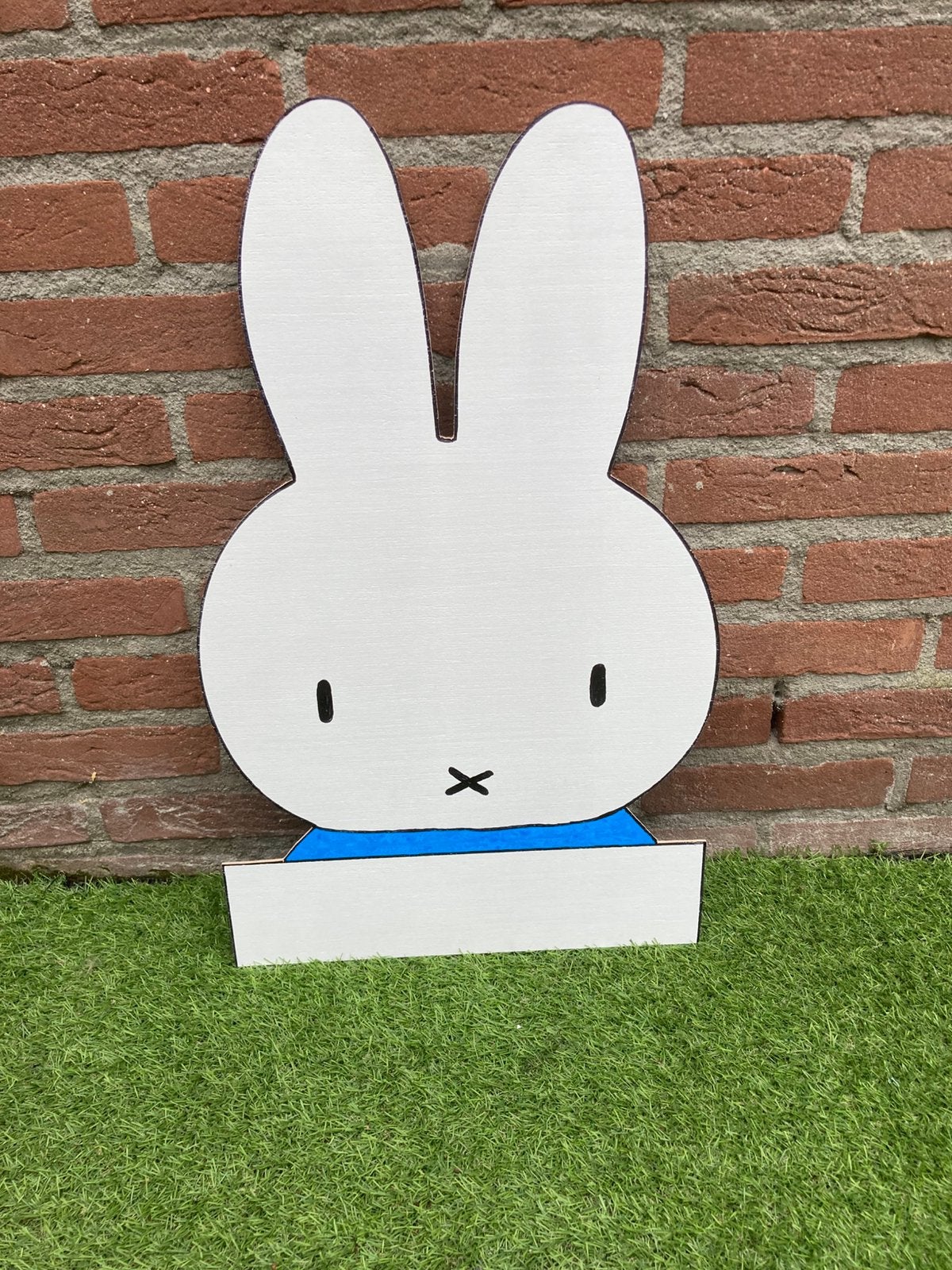 Geboortebord Nijntje blauw, Kinderen en Baby's, Kraamcadeaus en Geboorteborden, Ophalen of Verzenden, Nieuw, Geboortebord