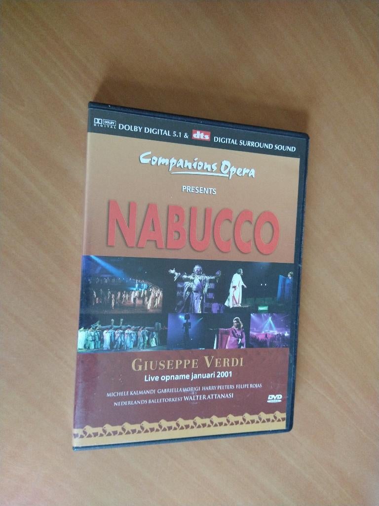 DVD Nabucco. Giuseppe Verdi. Live opname januari 2001, Cd's en Dvd's, Alle leeftijden, Ophalen of Verzenden, Zo goed als nieuw