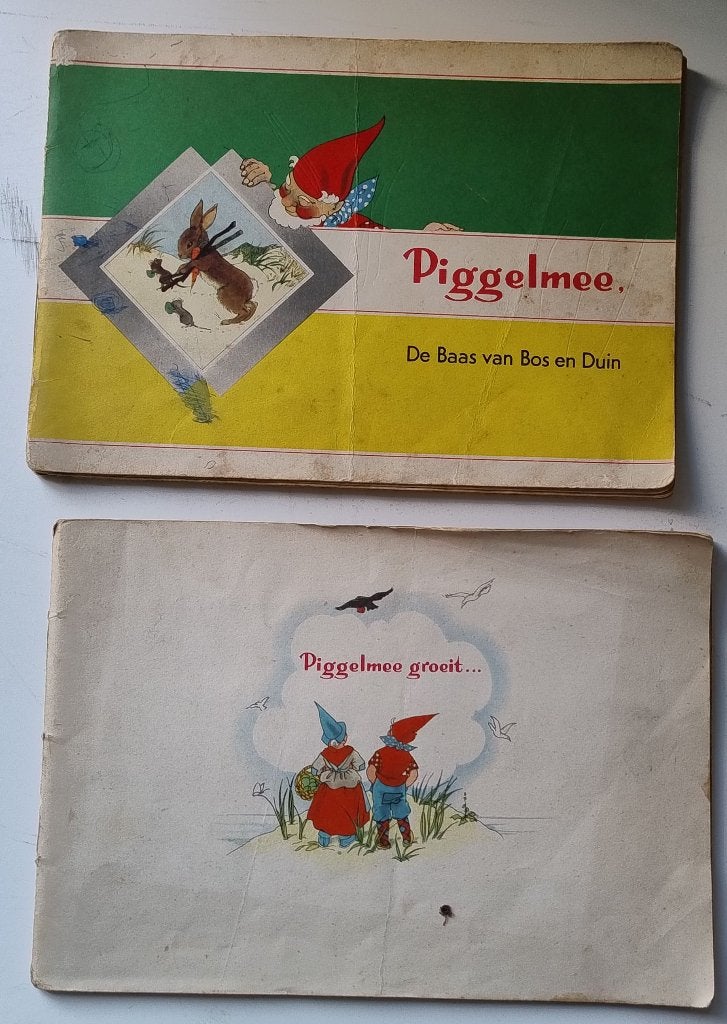 2x plaatjesalbums PIGGELMEE (J. van NELLE ROTTERDAM) (15), Boeken, Ophalen of Verzenden, Gelezen, Plaatjesalbum