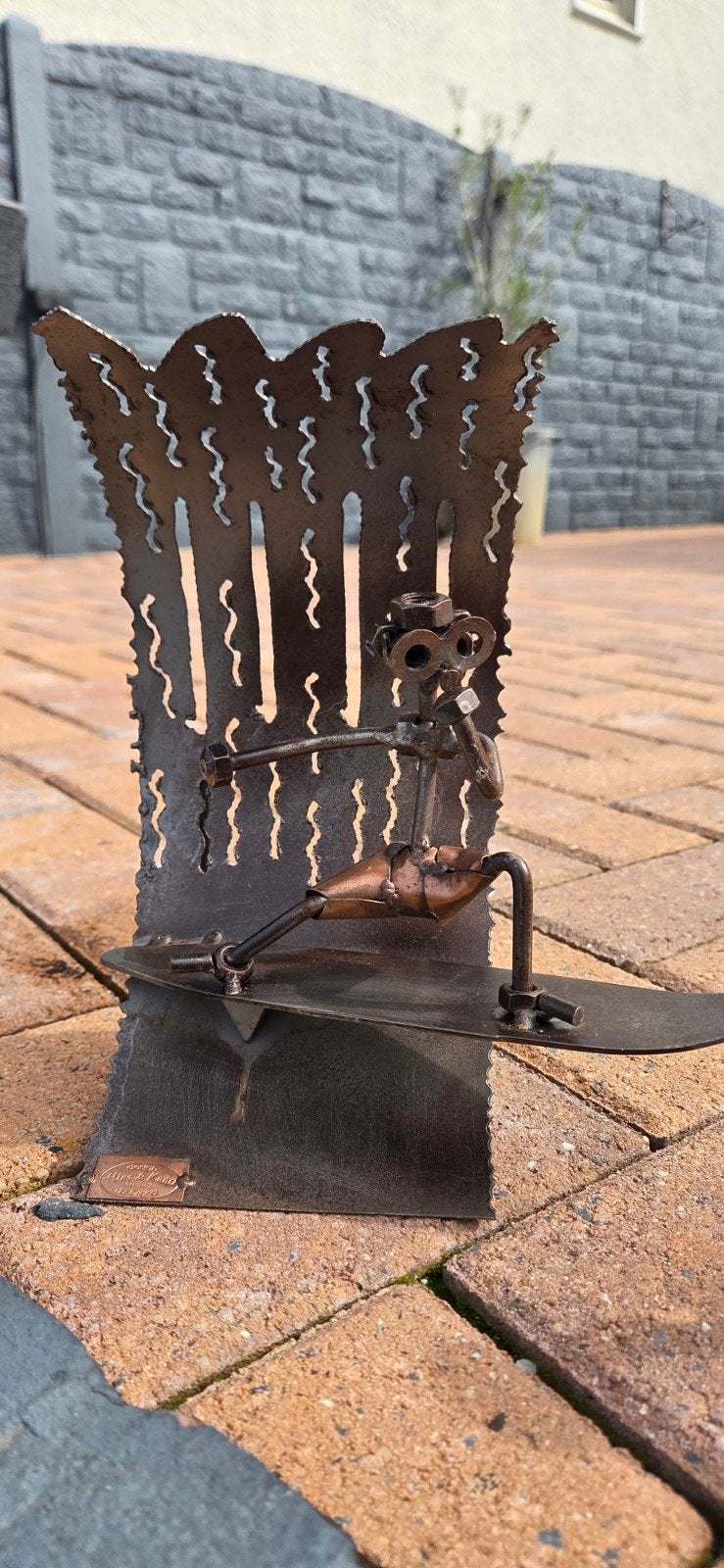 Metalen Beelden - Diverse Thema's hinz-kunst, Overige onderwerpen, Minder dan 20 cm, Ophalen of Verzenden, Handgemaakt