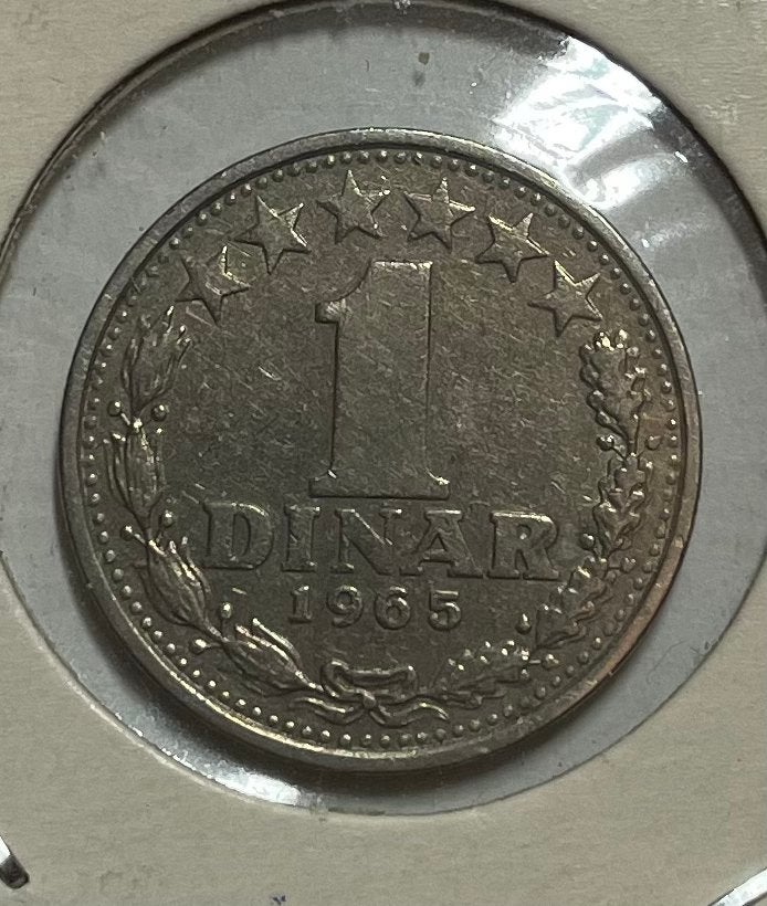 1 dinar Joegoslavië 1965, Ophalen of Verzenden, Joegoslavië