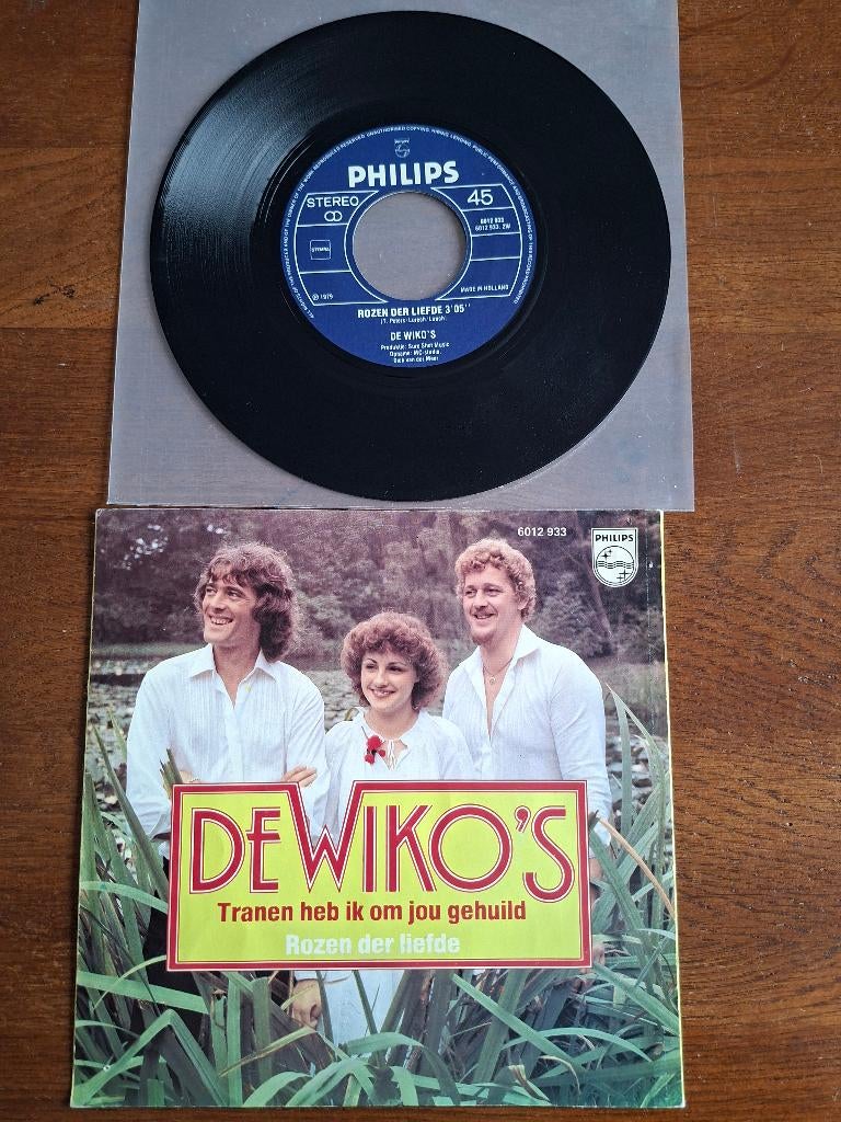 De Wiko's  ,rozen der liefde, Ophalen of Verzenden, Zo goed als nieuw, 7 inch, Levenslied of Smartlap
