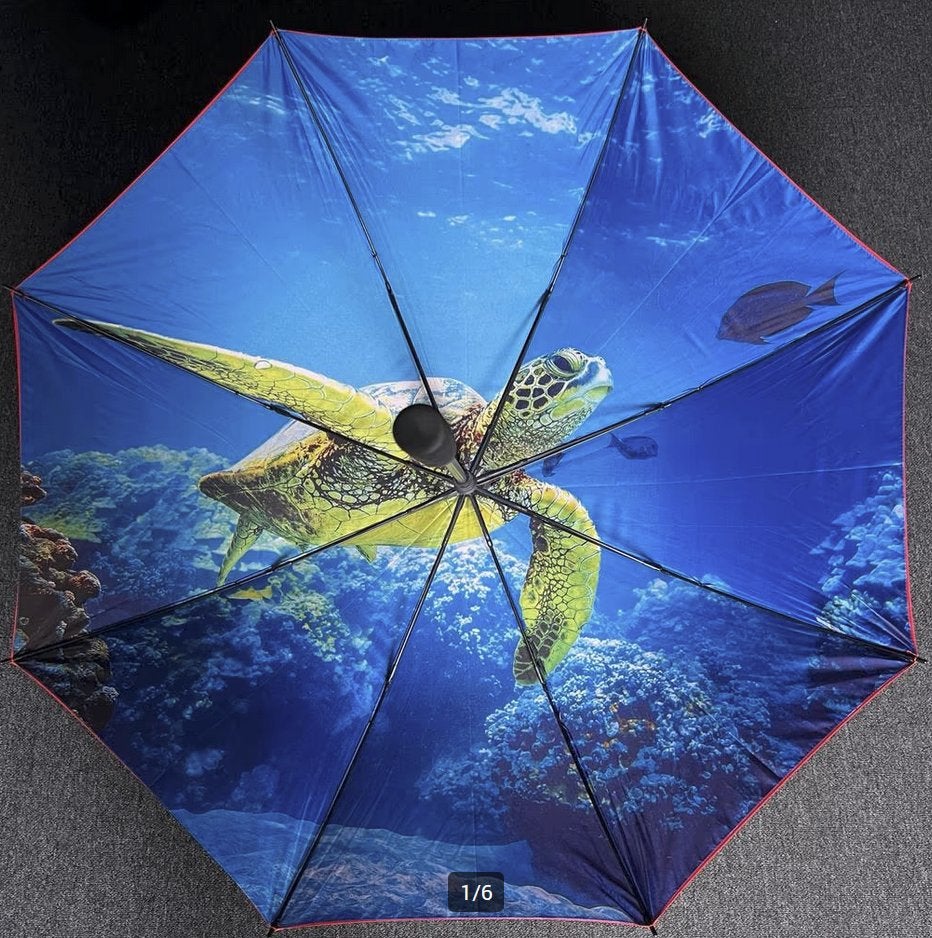 Paraplu Schildpad Design Stormbestendig, Ophalen, Zo goed als nieuw