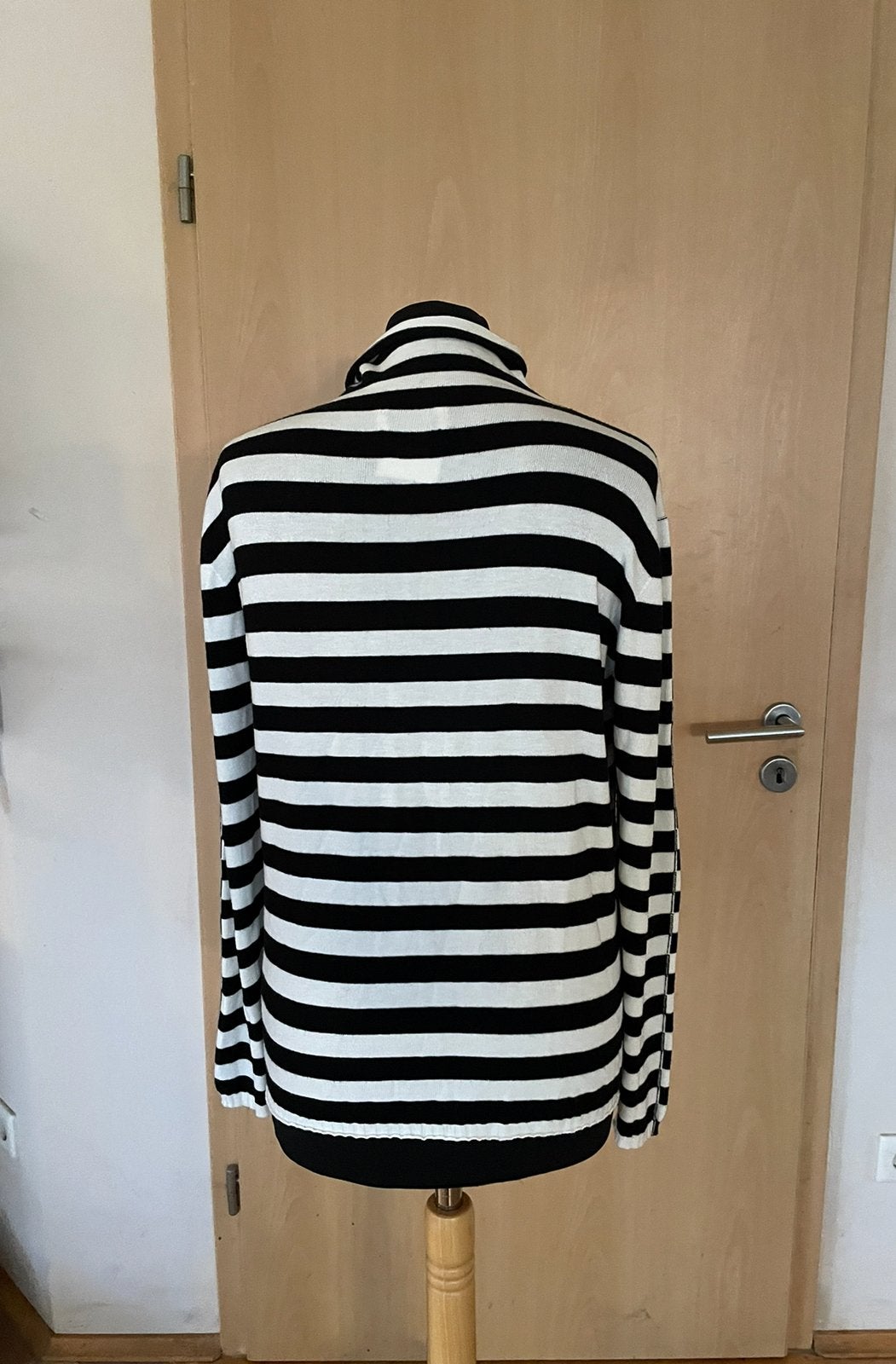 Be Pure dutch dun col truitje maat L Stretch zwart wit beige, Zwart, Maat 42/44 (L), Ophalen of Verzenden, Zo goed als nieuw