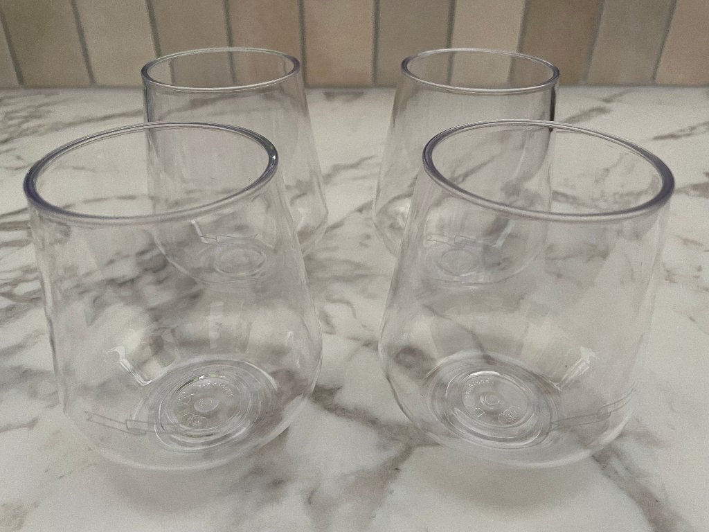 Plastic Glazen Postcodeloterij 4 stuks NIEUW, Huis en Inrichting, Keuken | Servies, Glas of Glazen, Kunststof, Nieuw, Ophalen of Verzenden