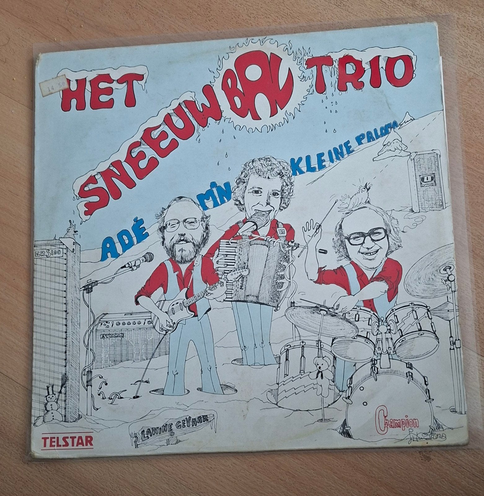 Het sneeuw bal trio ADE M.N kleine paloma, LP, Gebruikt, Ophalen of Verzenden, Levenslied of Smartlap