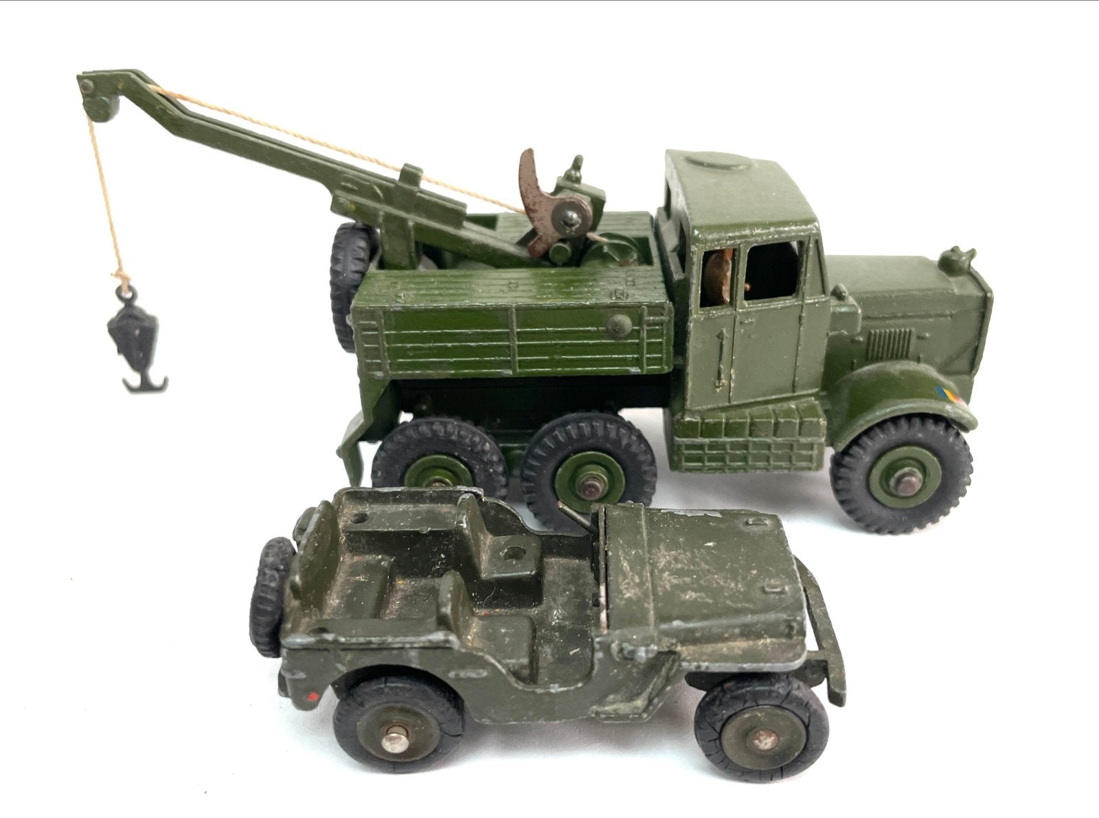Dinky Supertoys 661 Recovery Tractor & Willy's Jeep, Ophalen of Verzenden