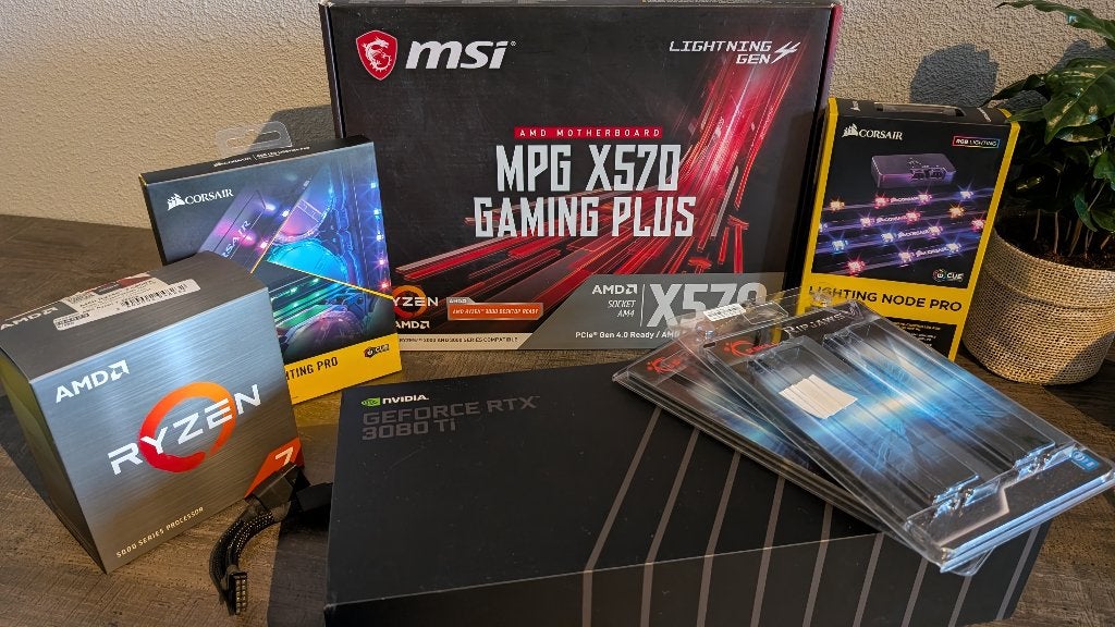 Game PC met 3080 Ti & Ryzen 7 5800X, Computers en Software, Ophalen, Gebruikt, 32 GB, Zelf gebouwde pc