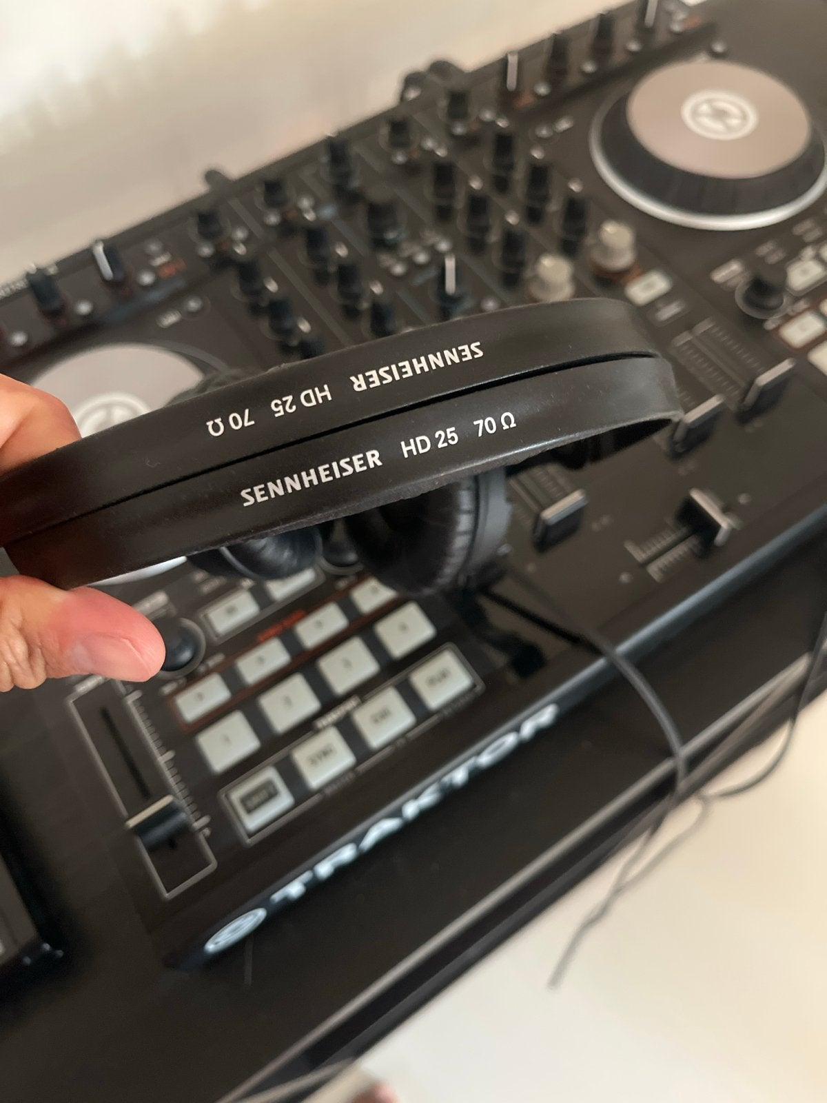 Sennheiser HD 25 Hoofdtelefoon - Zo goed als nieuw, Audio, Tv en Foto, Koptelefoons, Ophalen of Verzenden, Zo goed als nieuw, Studio / DJ