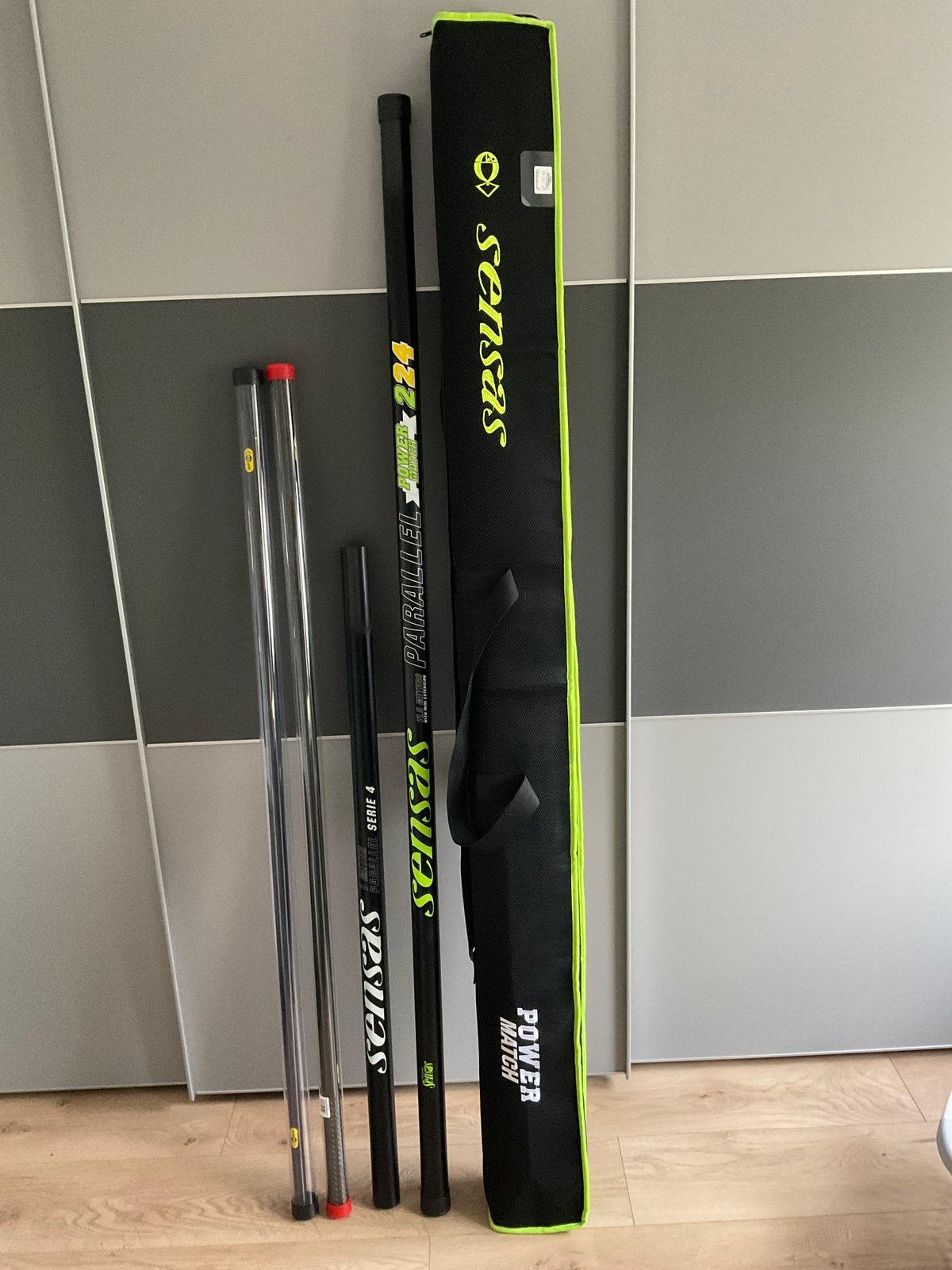 Sensas powermatch 224 pack-vier top sets-hardcase NIEUW!!, Watersport en Boten, Ophalen, Nieuw, Vaste hengel