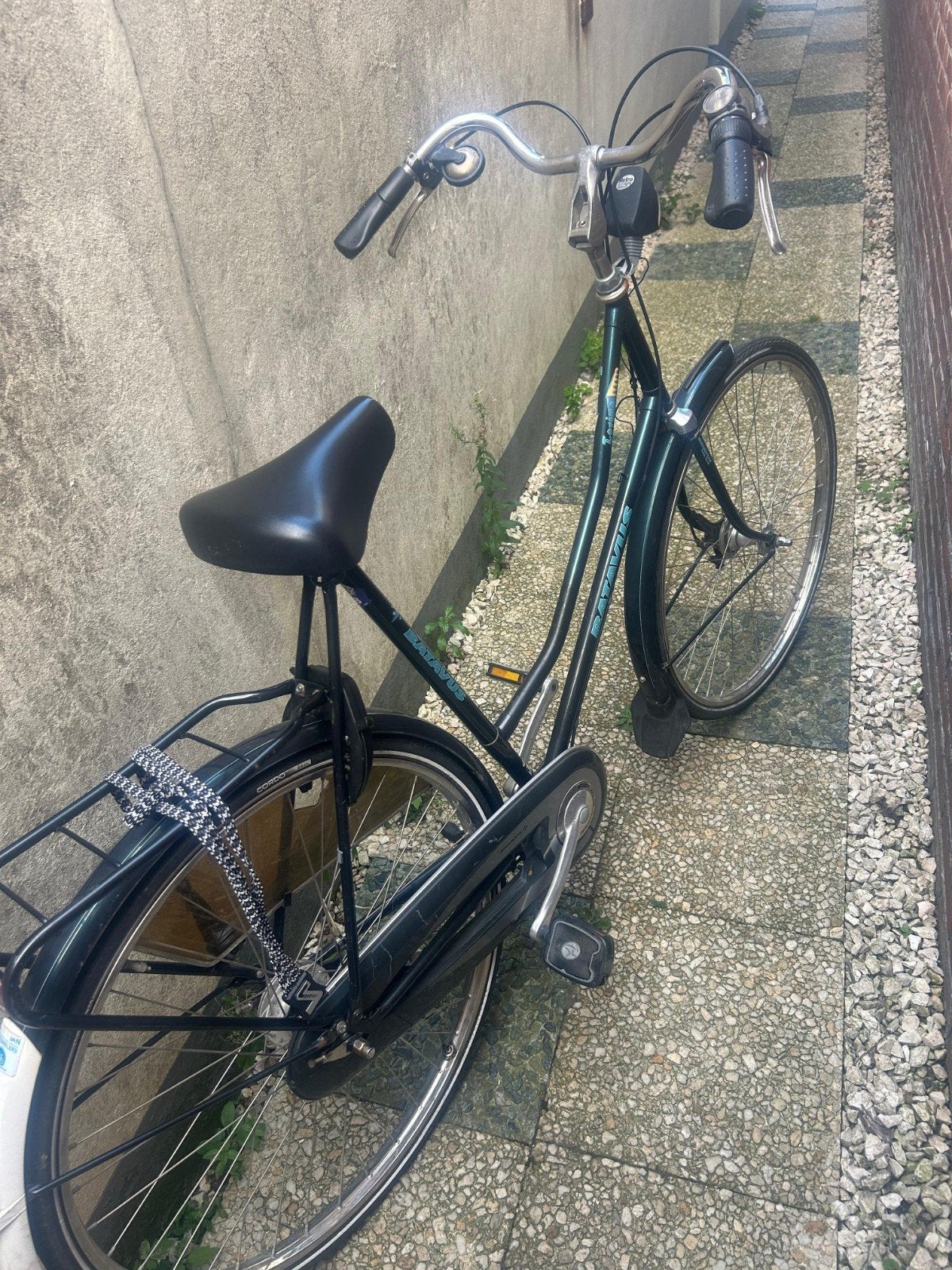 Batavus damesfiets - Groen, Gebruikt, Fietsen en Brommers, Ophalen, Terugtraprem, Gazelle, 53 tot 56 cm