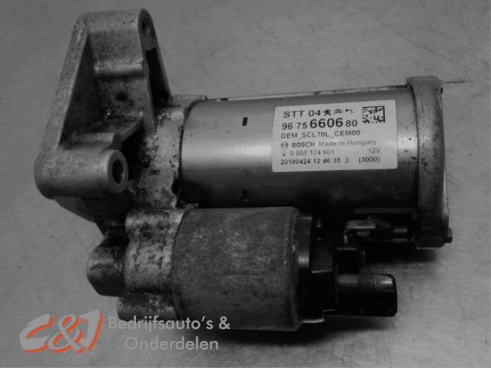 Startmotor van een Citroen Berlingo, Gebruikt, -, Ophalen of Verzenden, -
