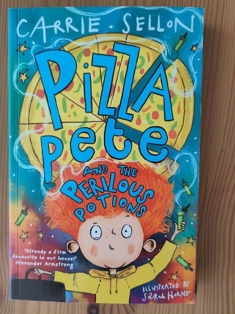 Pizza Pete and the perilous potions, Ophalen of Verzenden, Zo goed als nieuw, Carrie Sellon