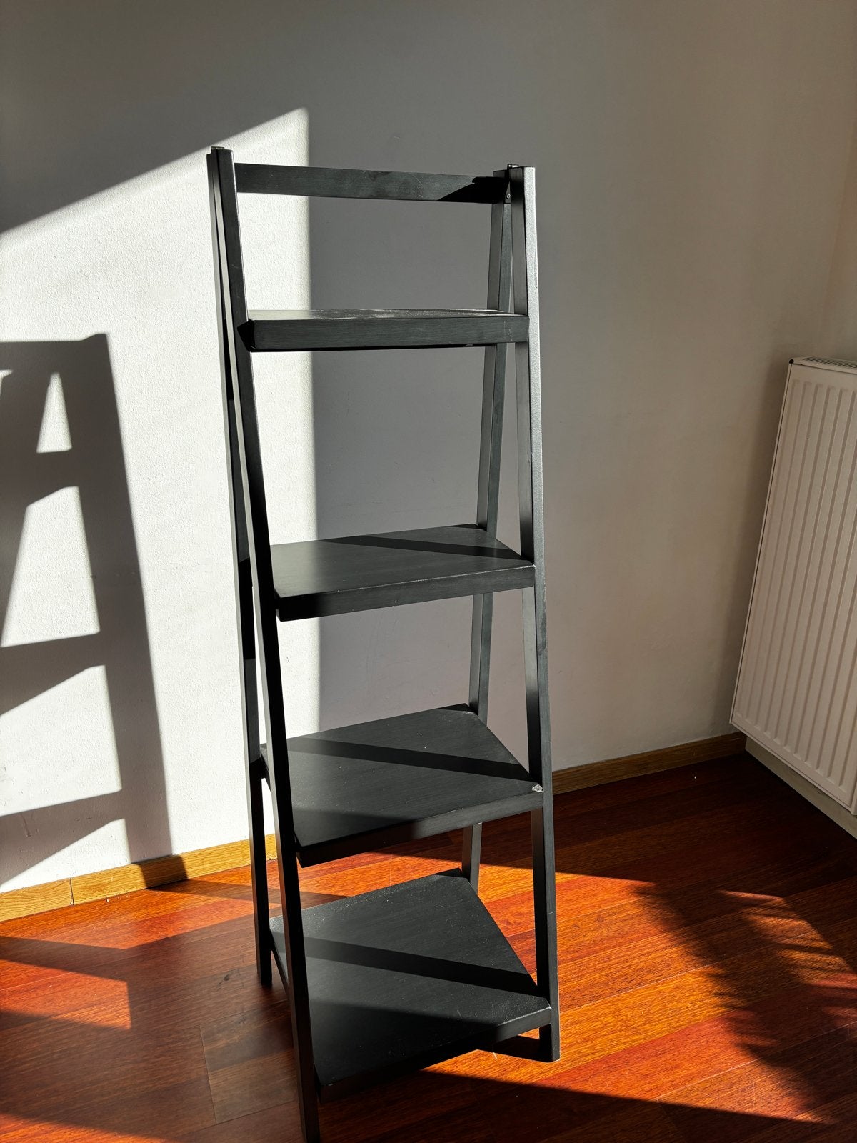 Zwart houten ladder - direct af te halen!, Ophalen, Gebruikt