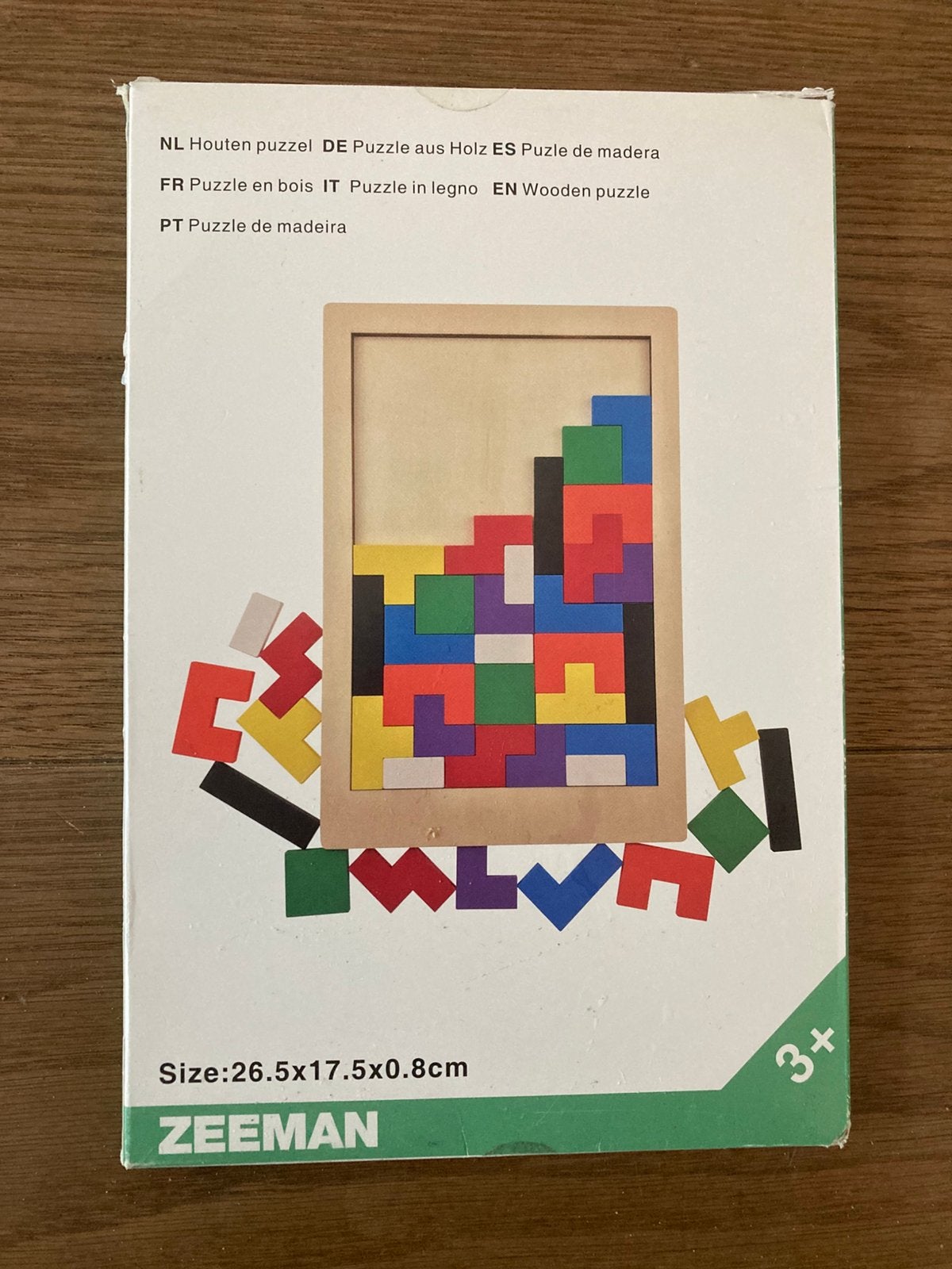 Houten moziekpuzzel, Ophalen of Verzenden, Gebruikt, Overige typen