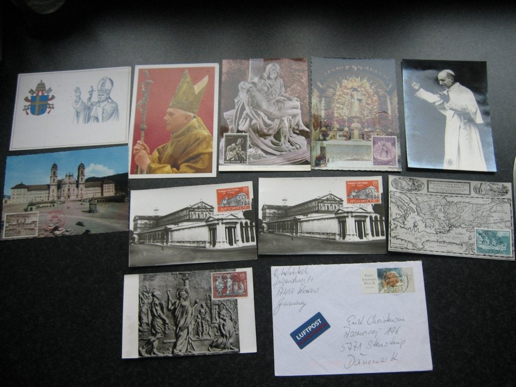 VATICAAN 11 stuks poststukken en Ansichtkaarten, Ophalen of Verzenden, 1960 tot 1980, Overig Europa