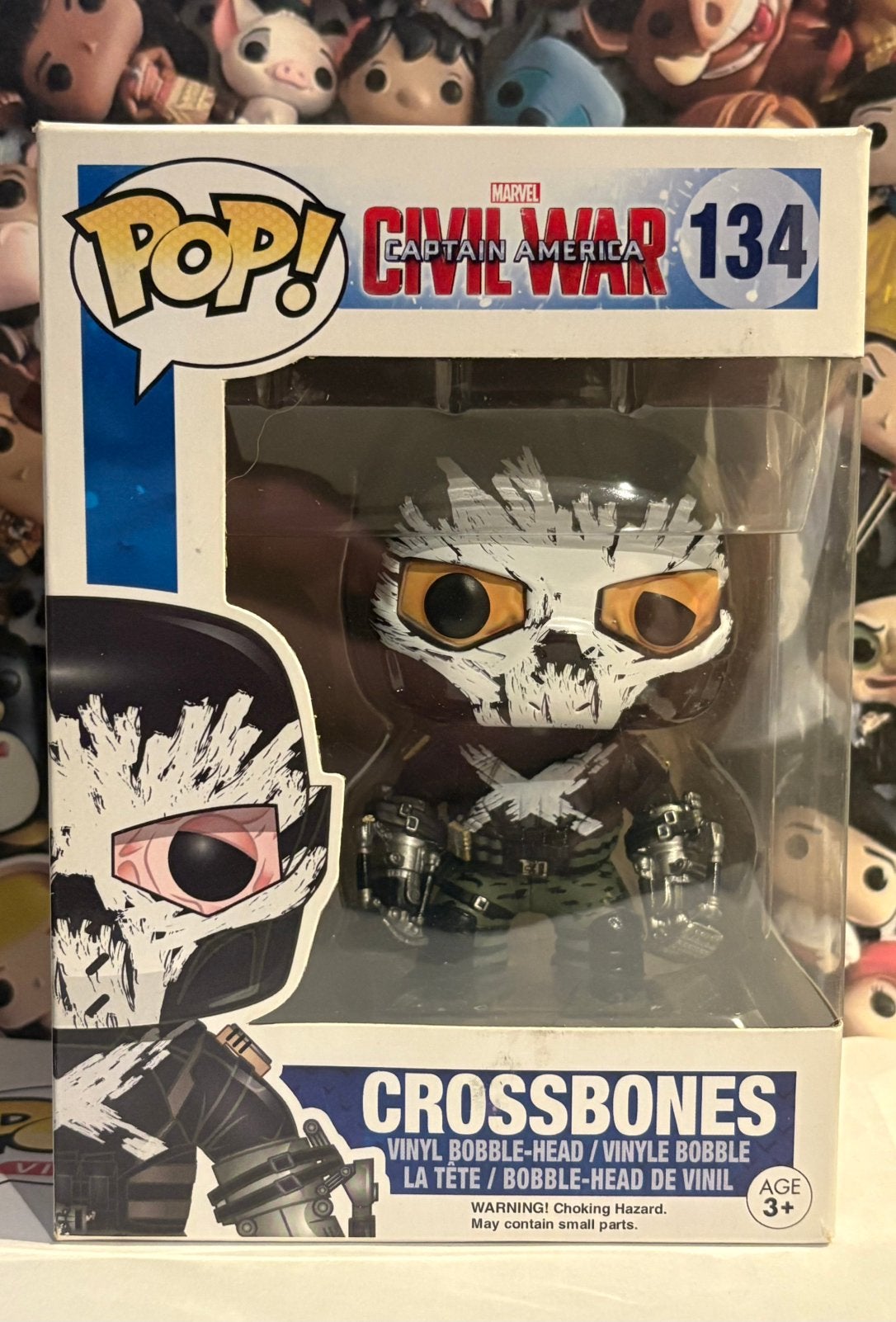Funko pop Crossbones 134 Marvel captain America civil war, Ophalen of Verzenden, Zo goed als nieuw