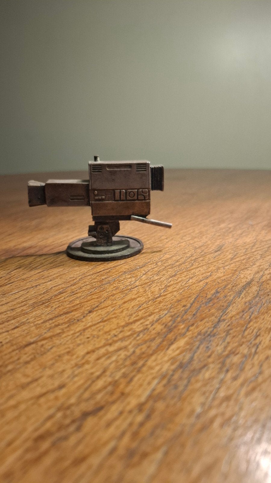 NOS tv camera miniatuur van tin vintage, Antiek en Kunst, Antiek | Tin, Ophalen of Verzenden