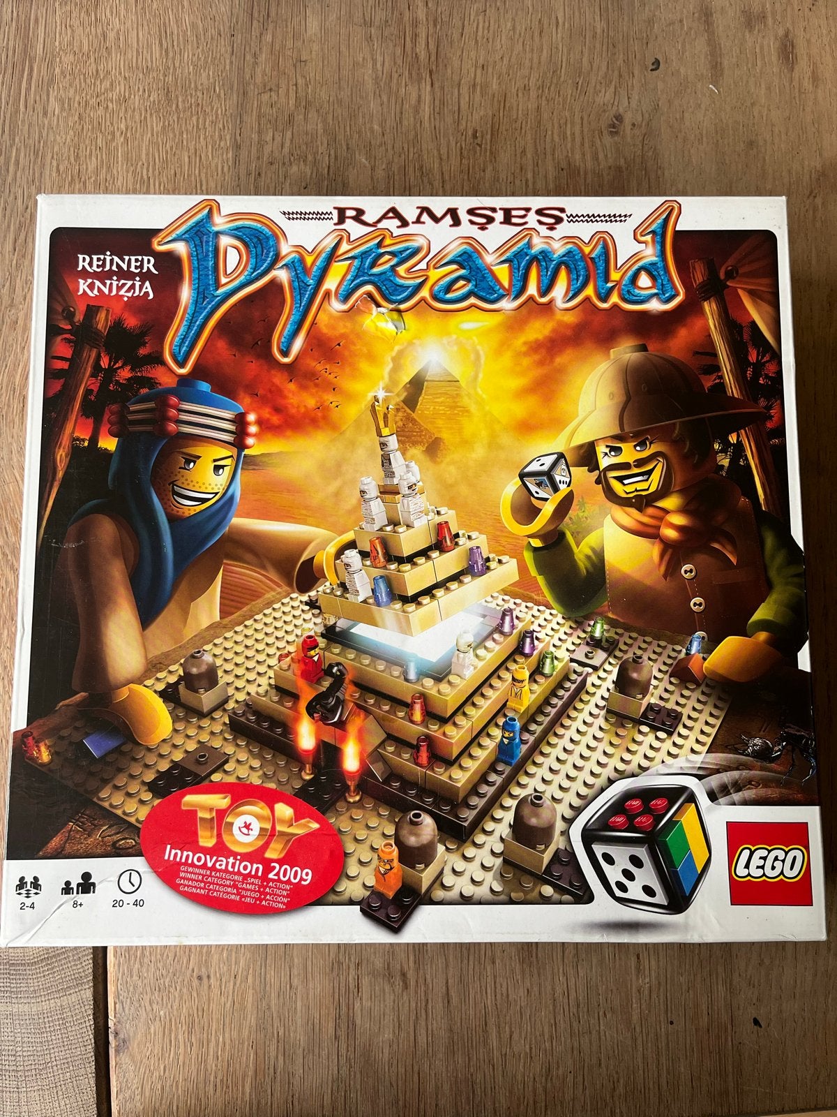 LEGO Ramses Pyramid bordspel - Strategisch en leuk!, Drie of vier spelers, Ophalen of Verzenden, Zo goed als nieuw