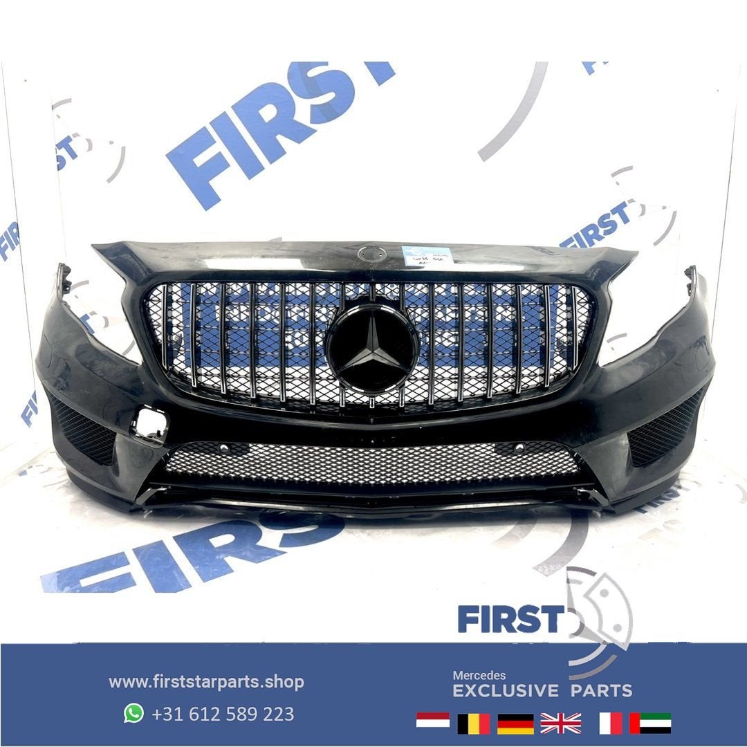W156 GLA AMG BUMPER X156 VOORBUMPER ZWART WIT GRIJS PRE FACE, Auto-onderdelen, Carrosserie en Plaatwerk, Gebruikt, -, Voor, Ophalen of Verzenden