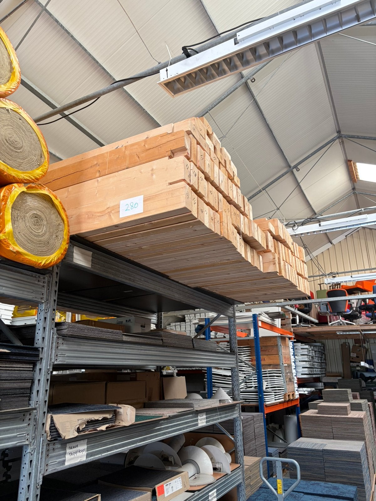 Houten Balken €5,- per meter., Ophalen of Verzenden, Zo goed als nieuw