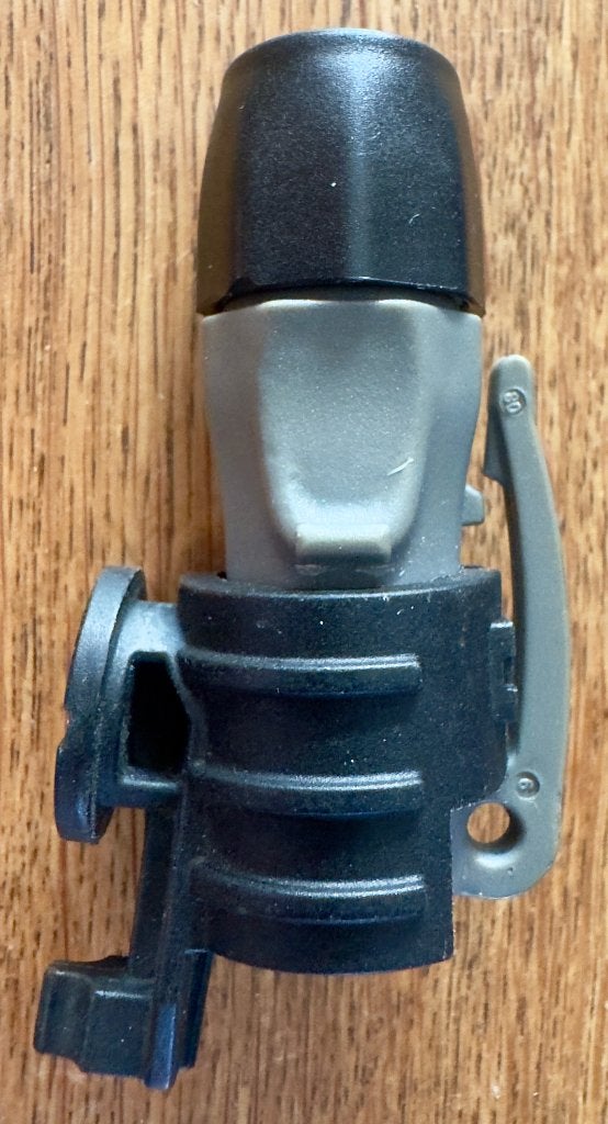 Te koop Zaklamp Brandweerhelm, Caravans en Kamperen, Zaklampen, Ophalen of Verzenden, Gebruikt, Batterij