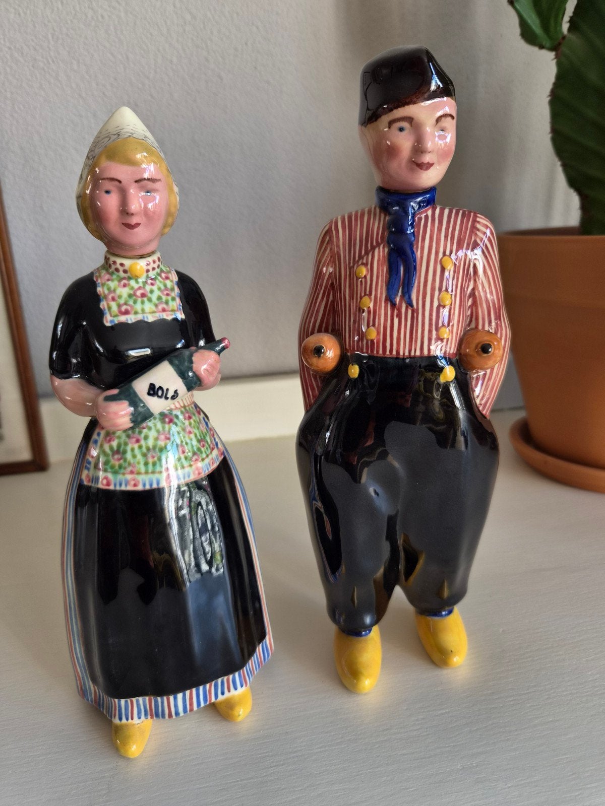 Vintage Hollandse Keramische Beeldjes - Zenith  Goedewaagen, Ophalen of Verzenden, Gebruikt, Mens