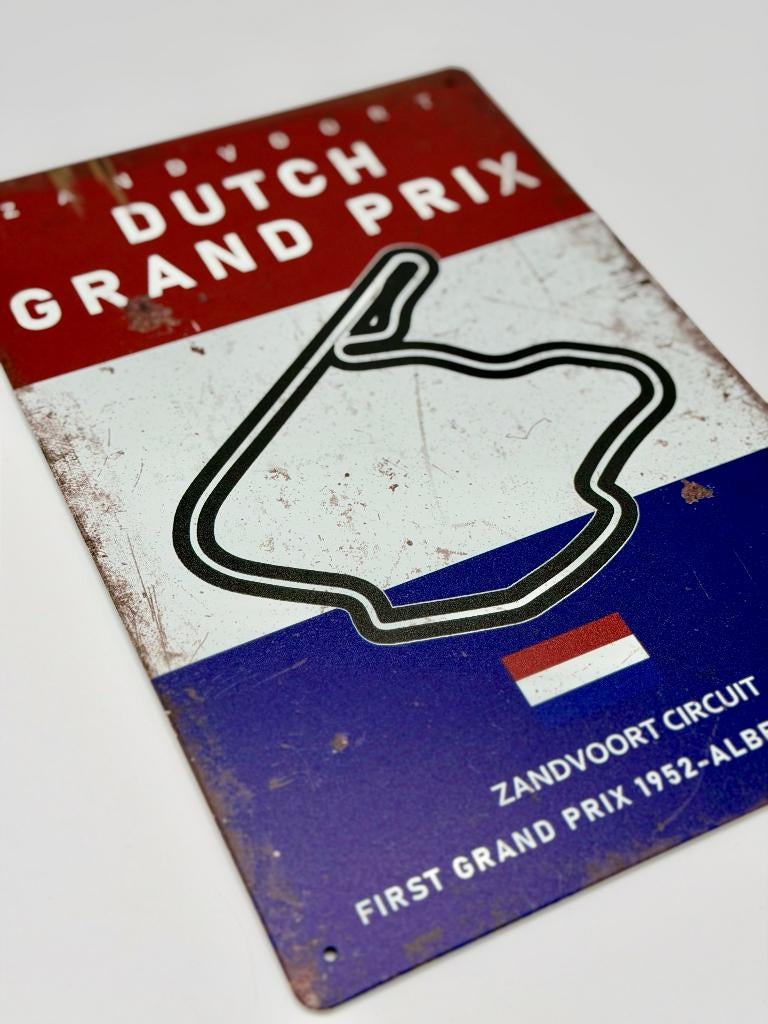 Dutch Grand Prix Zandvoort bord | circuit Zandvoort, Verzenden, Nieuw, Formule 1