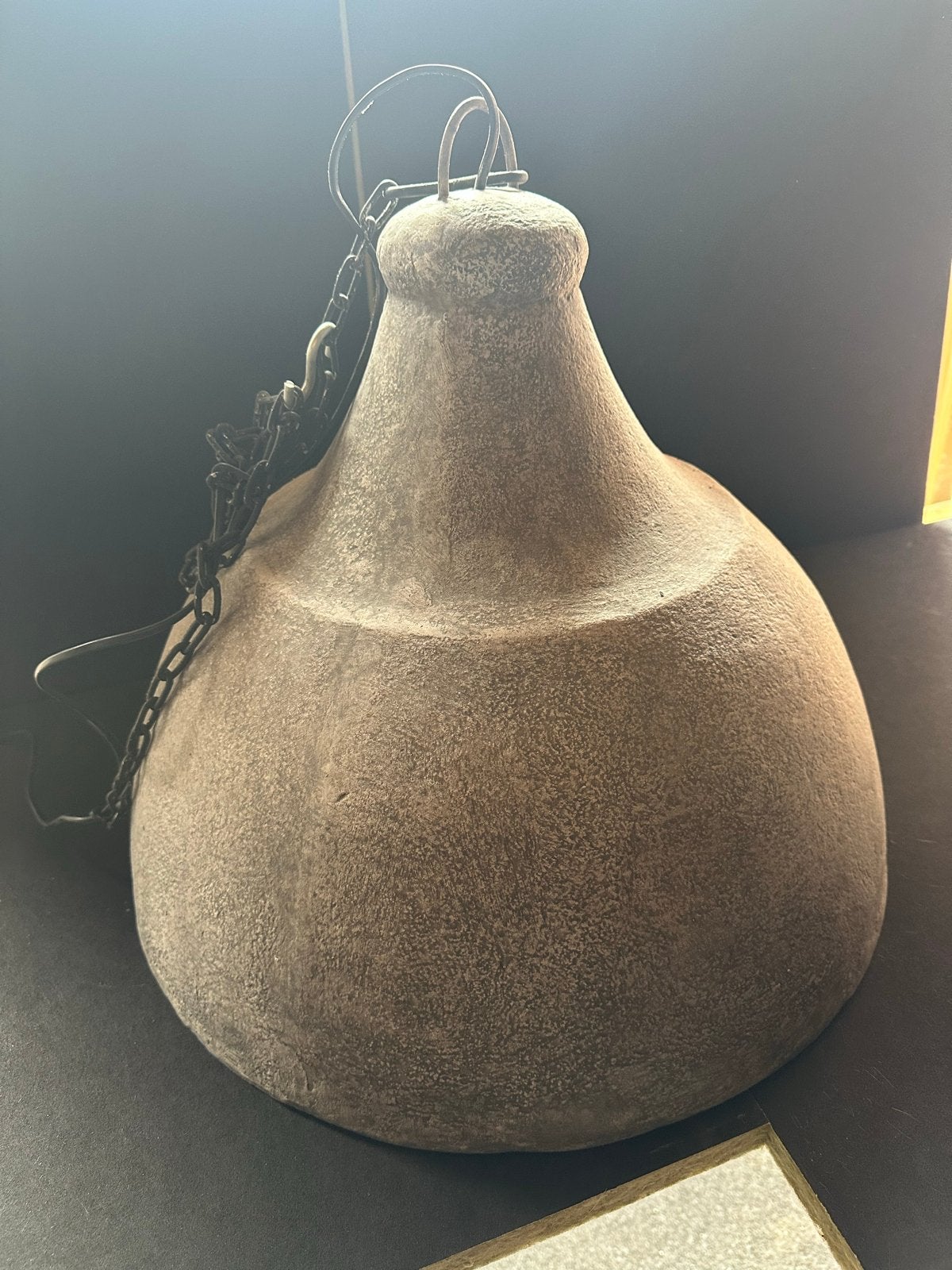 Lamp, Huis en Inrichting, Lampen | Hanglampen, Ophalen, Zo goed als nieuw, Steen/keramiek, E27 (groot)
