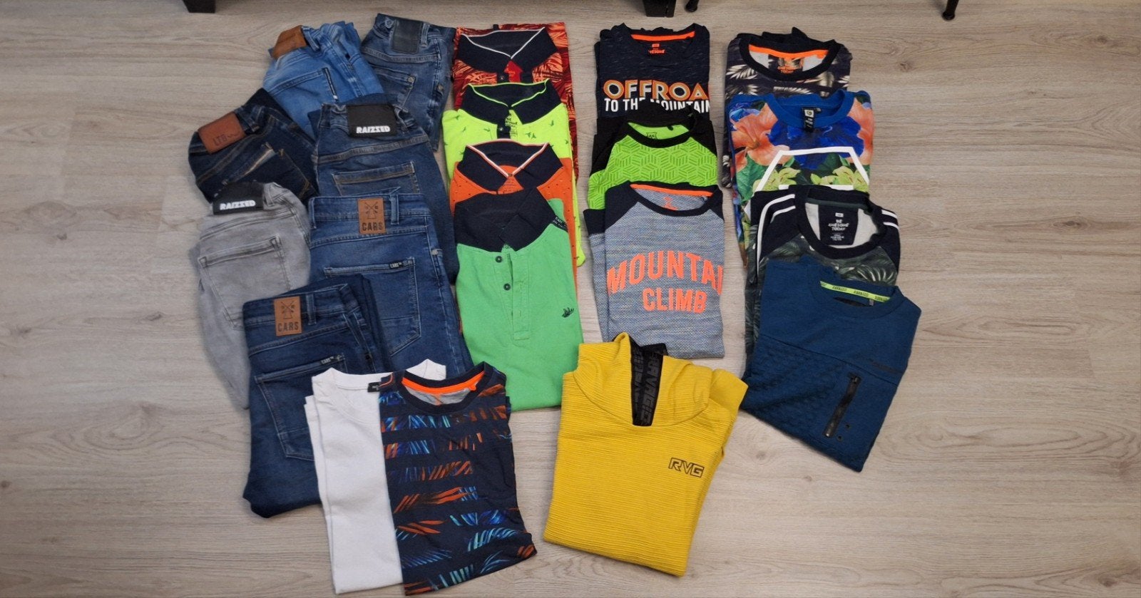 Kledingpakket jongens maat 164/170/176, Ophalen, Gebruikt, Maat 170