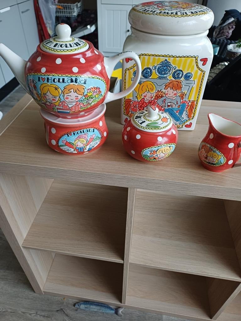 Blond Amsterdam thee set. Leuk voor moederdag!, Ophalen
