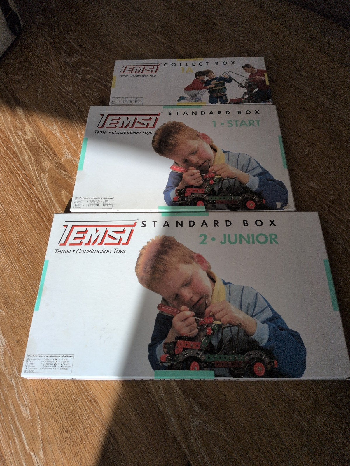 TEMSI Constructie Speelgoed Set - 3 Dozen, Ophalen of Verzenden, Gebruikt, Overige merken