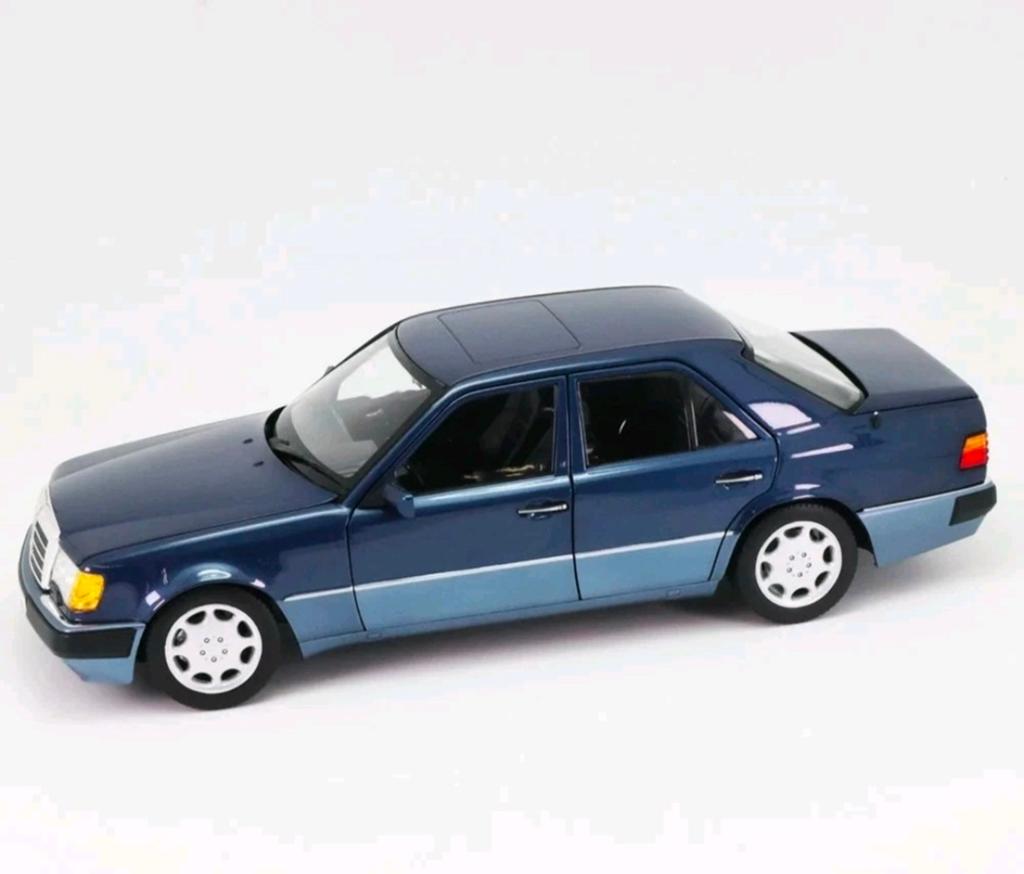 NOREV Mercedes-Benz 500E W124 1990 Blue Metallic  1:18, Ophalen of Verzenden, Nieuw, Norev