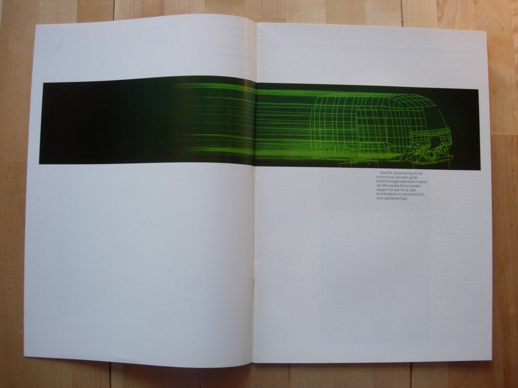 Mercedes Brochure 1984 207 209 210 307 309 310 407 409 D 410, Boeken, Zo goed als nieuw, Mercedes-Benz, Mercedes, Ophalen of Verzenden