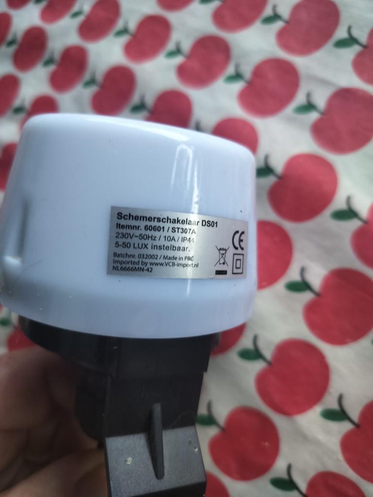 Schemerschakelaar DS01 - Automatische Lichtschakelaar, Ophalen of Verzenden