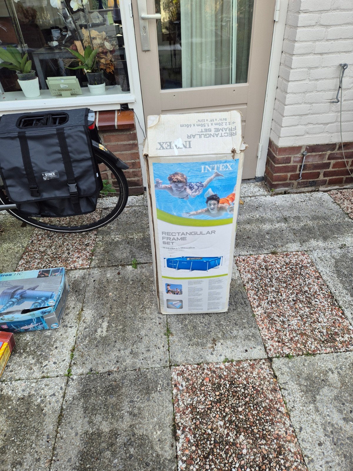 zwembad 2.20m x 1.50 60cm  diep, Ophalen, Minder dan 80 cm, Minder dan 200 cm, Opzetzwembad