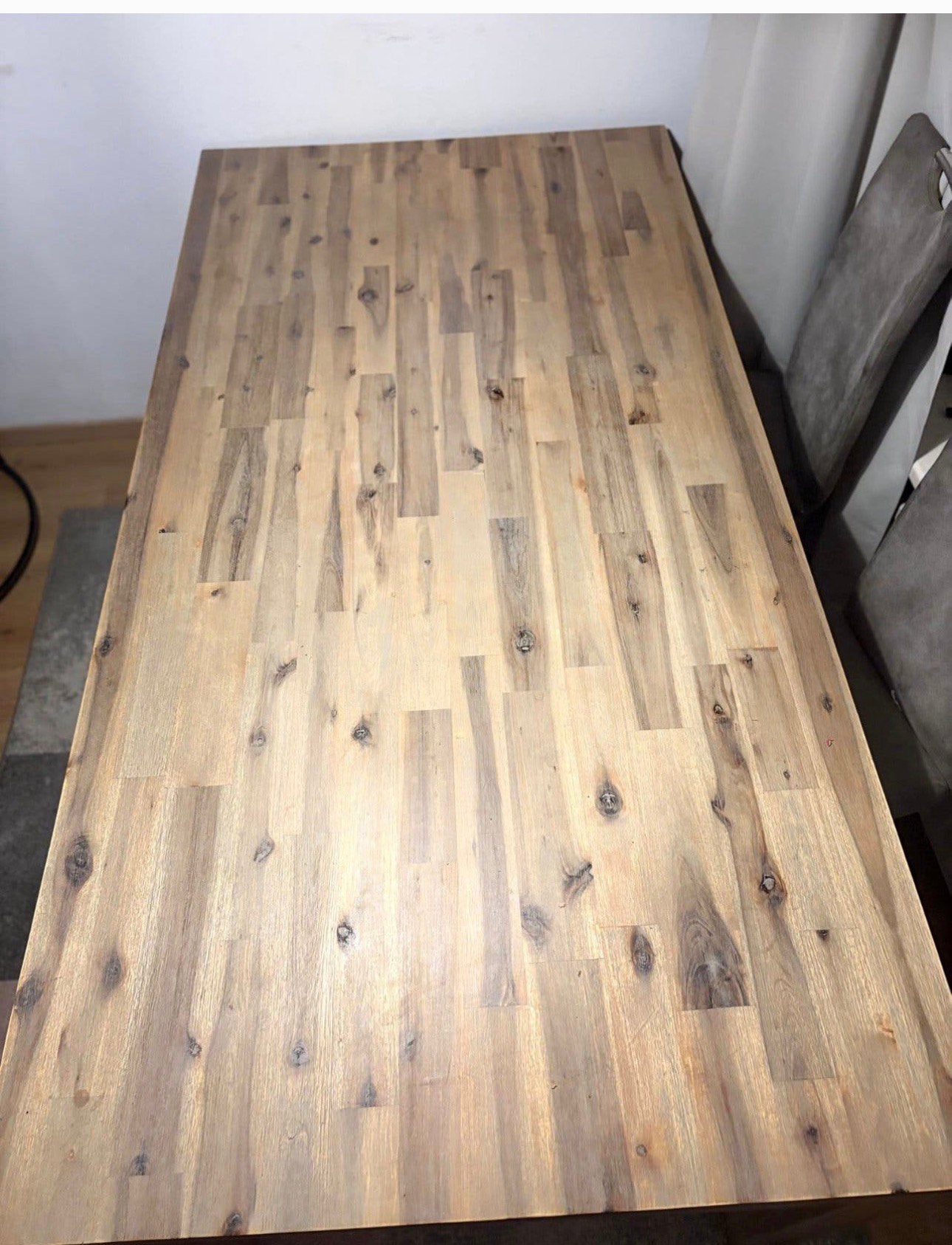 Houten eettafel 200*100, Huis en Inrichting, Gebruikt, 50 tot 100 cm, 150 tot 200 cm, Ophalen of Verzenden