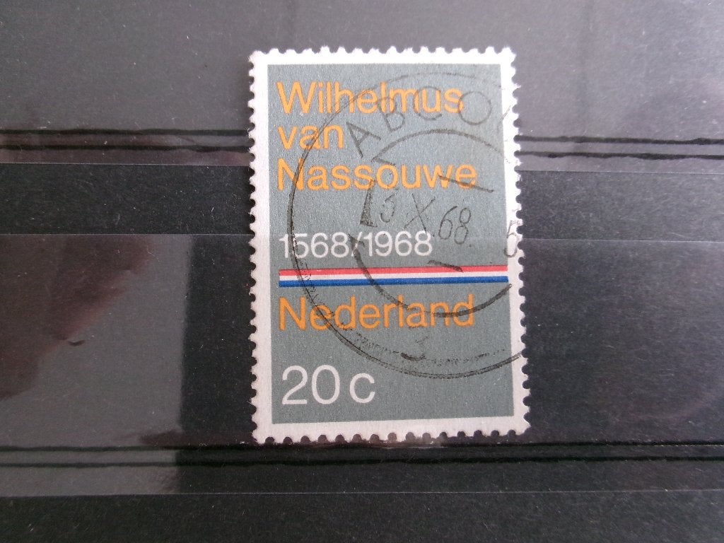 1968 - volkslied (845d), Verzenden, Gestempeld