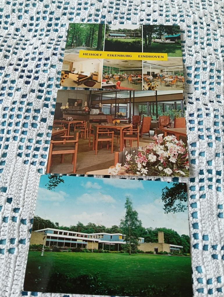 Ansichtkaarten Heihoef Eikenburg Eindhoven, Ophalen of Verzenden, Noord-Brabant