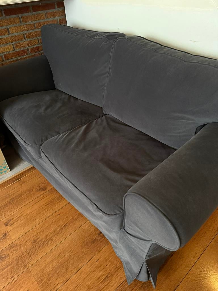 Ikea ektorp 2 seat with a fabric cover washable, Ophalen, Zo goed als nieuw, Tweepersoons