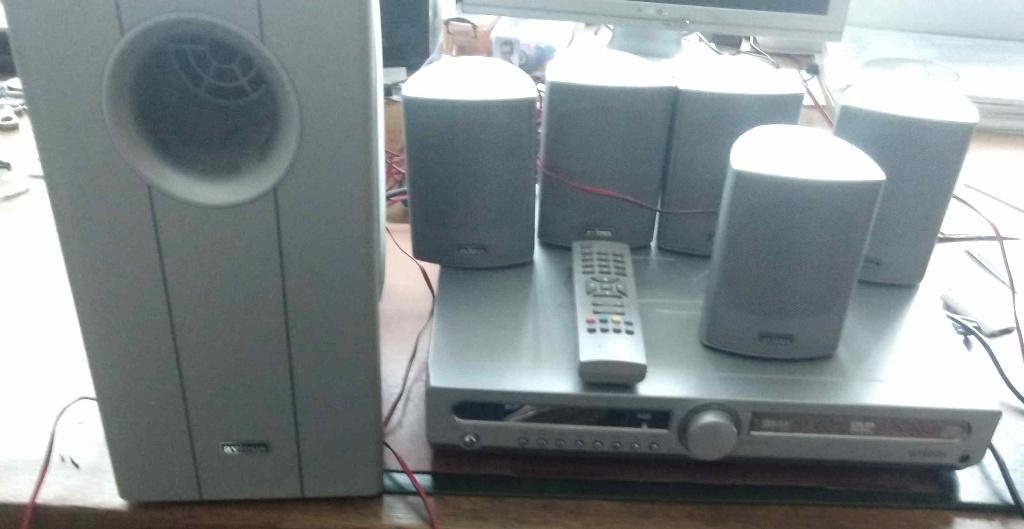 Avious DVD / CD MP3 speler S2102PA 5.1 systeem Home Cinema, Zo goed als nieuw, Minder dan 40 watt, Dvd-speler, Ophalen