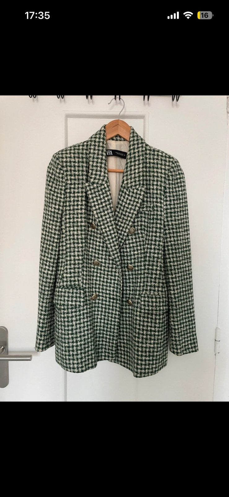 Zara colbert blazer maat m getailleerd dubble breast knopen, Kleding | Dames, Ophalen of Verzenden
