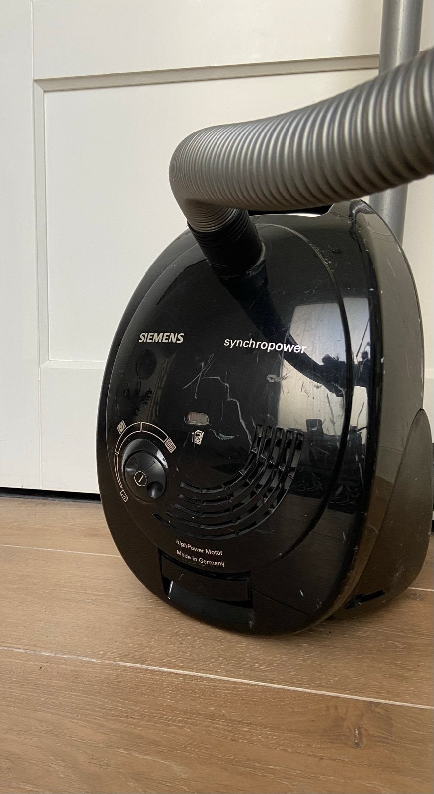 Siemens Synchropower Sledestofzuiger - zwart, Siemens, Gebruikt, 1600 tot 2000 watt, Sledestofzuiger