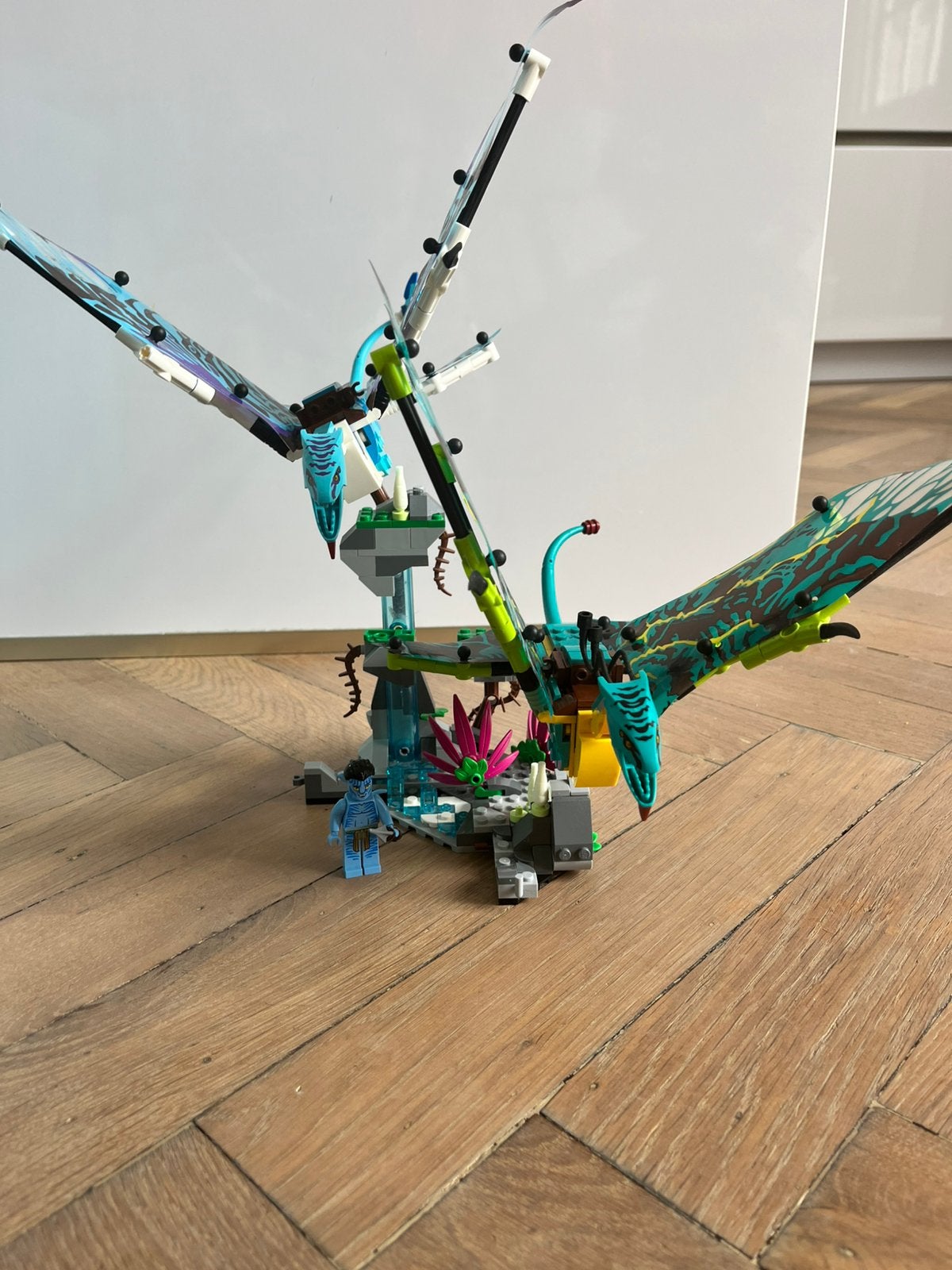 Lego avatar 75572 jake neytiri’s banshee flight draken, Ophalen of Verzenden, Zo goed als nieuw, Complete set, Lego